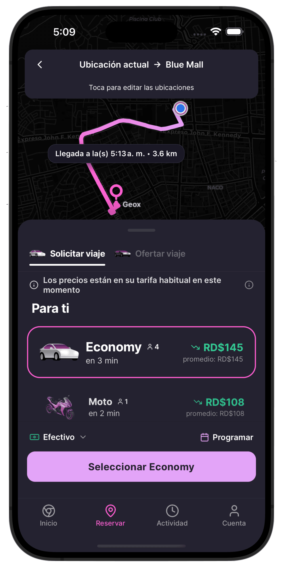 Ride sooner with Priority Pickup*